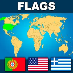 Скачать взломанную Geography: Flags Quiz Game  [МОД Меню] - стабильная версия apk на Андроид