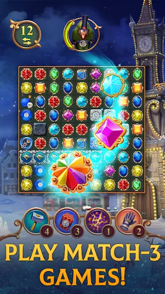 Clockmaker: Jewel Match 3 Game  [МОД Mega Pack] Screenshot 1