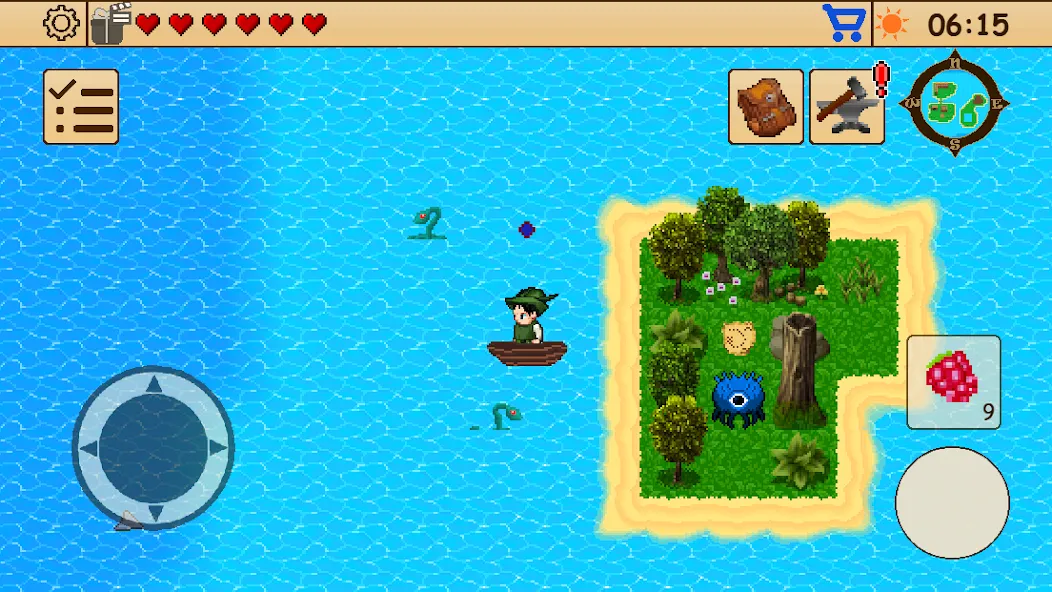 Survival RPG 1: Island Escape (Сурвивал РПГ 1)  [МОД Menu] Screenshot 1