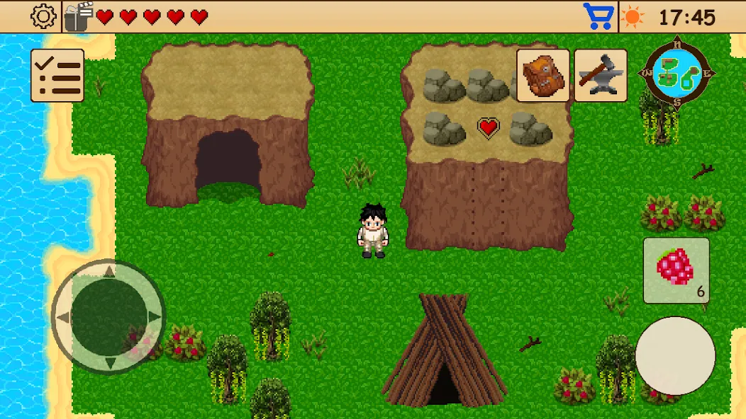 Survival RPG 1: Island Escape (Сурвивал РПГ 1)  [МОД Menu] Screenshot 3