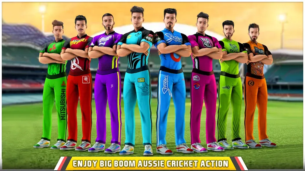 Aussie T20 Cricket Game 2023  [МОД Бесконечные деньги] Screenshot 1