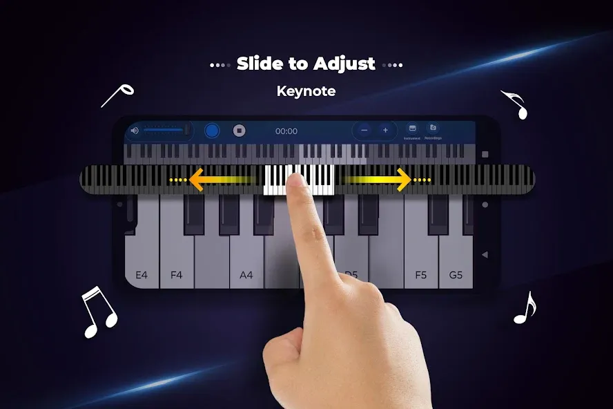 Real Piano Keyboard  [МОД Mega Pack] Screenshot 3