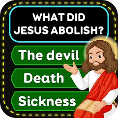 Взломанная Daily Bible Trivia: Quiz Games  [МОД Mega Pack] - полная версия apk на Андроид