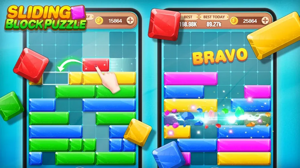 Block Crush - Puzzle Game  [МОД Много денег] Screenshot 2