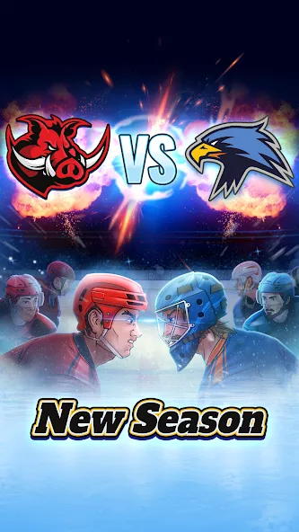 Superstar Hockey (уперстар Хоккей)  [МОД Бесконечные деньги] Screenshot 1