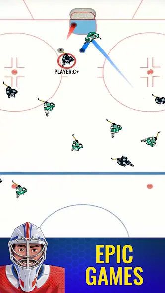 Superstar Hockey (уперстар Хоккей)  [МОД Бесконечные деньги] Screenshot 2