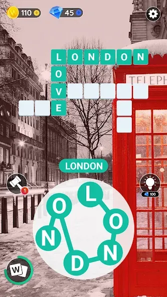 Word City: Connect Word Game (Ворд Сити)  [МОД Unlocked] Screenshot 1