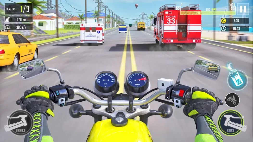 3d Bike Racing Bike Race Games  [МОД Бесконечные монеты] Screenshot 2