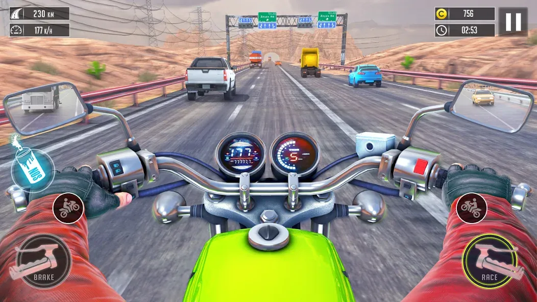 3d Bike Racing Bike Race Games  [МОД Бесконечные монеты] Screenshot 3