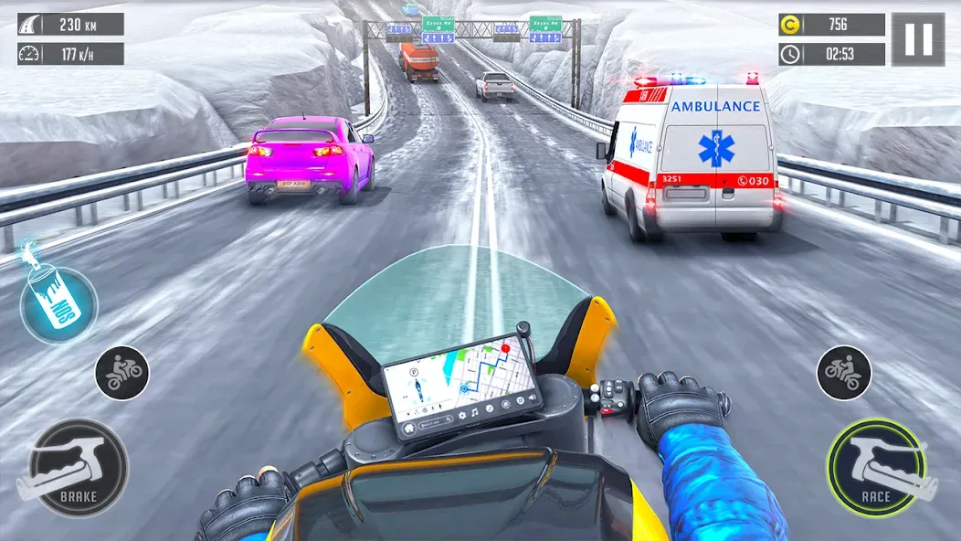 3d Bike Racing Bike Race Games  [МОД Бесконечные монеты] Screenshot 4