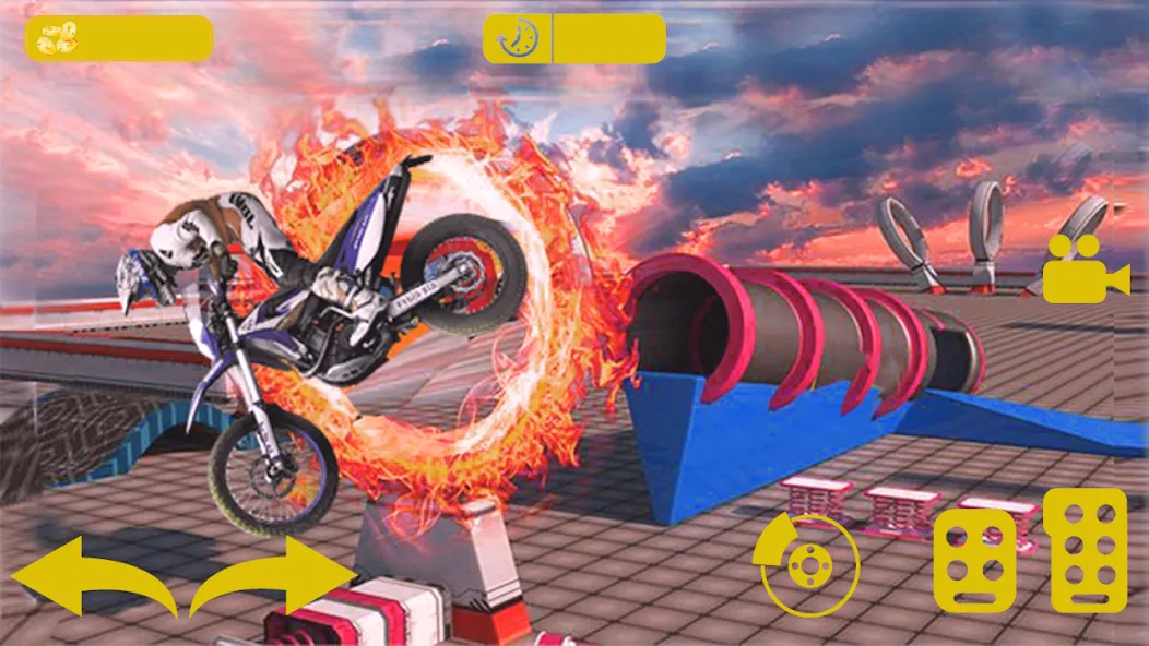 Bike stunt 3d games-Bike games  [МОД Бесконечные монеты] Screenshot 4