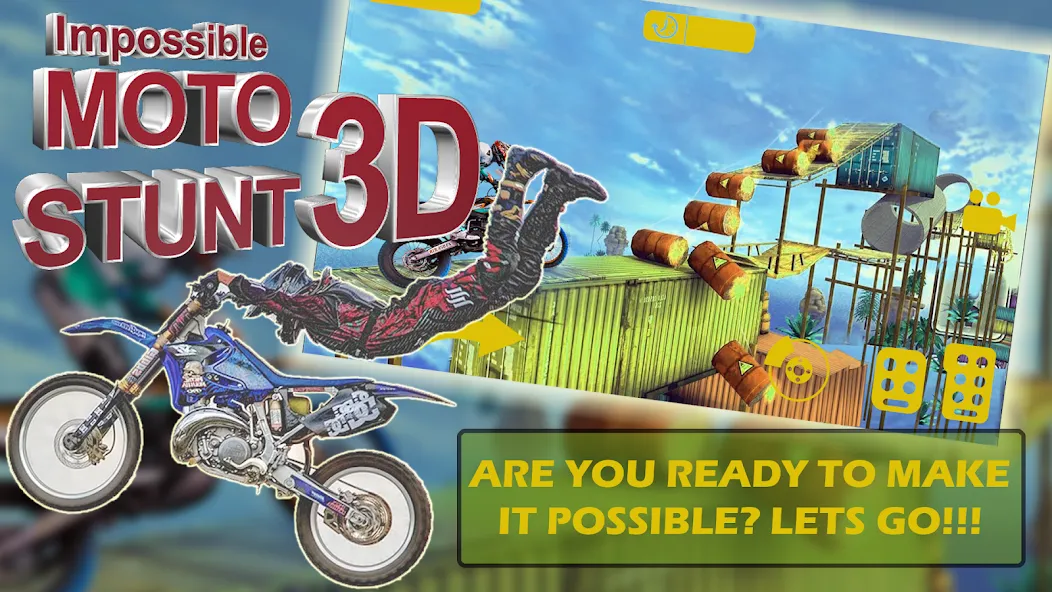 Bike stunt 3d games-Bike games  [МОД Бесконечные монеты] Screenshot 5