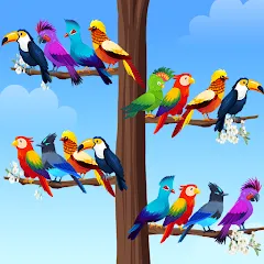 Скачать взлом Bird Sort - Color Puzzle  [МОД Бесконечные монеты] - стабильная версия apk на Андроид