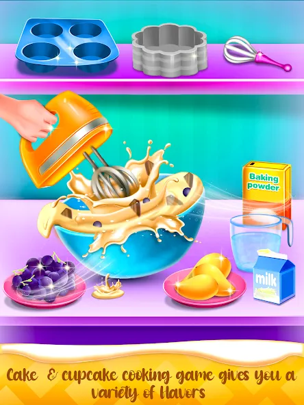 Cake Maker Cooking Cake Games (Кейк Мейкер кулинарные игры на приготовление тортов)  [МОД Unlocked] Screenshot 4