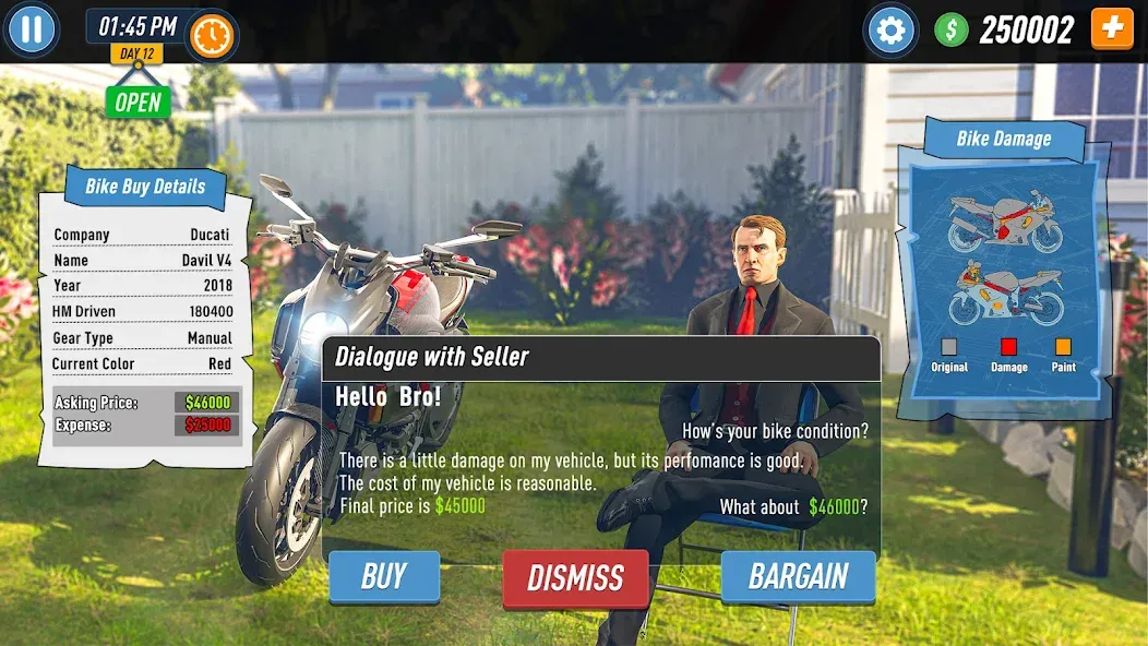 Motorcycle Dealer Bike Games  [МОД Меню] Screenshot 5