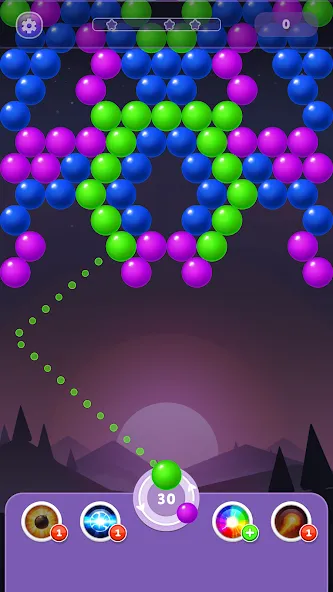 Bubble Shooter Rainbow  [МОД Бесконечные деньги] Screenshot 4