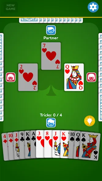 Spades - Card Game (Спейдс)  [МОД Unlimited Money] Screenshot 1