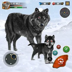 Взломанная Wild Wolf Simulator Wolf Games  [МОД Menu] - стабильная версия apk на Андроид