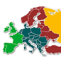 Взлом Europe Map Quiz - European Cou  [МОД Menu] - стабильная версия apk на Андроид