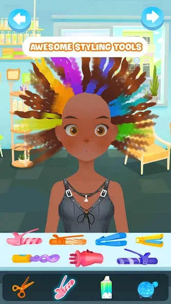 Hair salon games : Hairdresser  [МОД Много монет] Screenshot 2