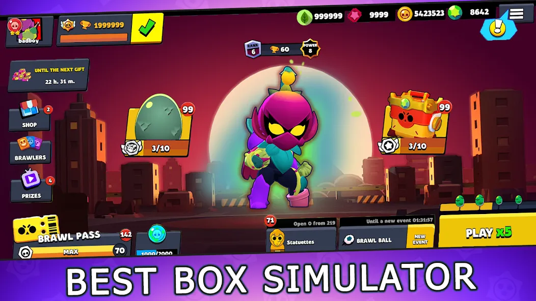 Box Simulator for Brawl Stars  [МОД Unlimited Money] Screenshot 1