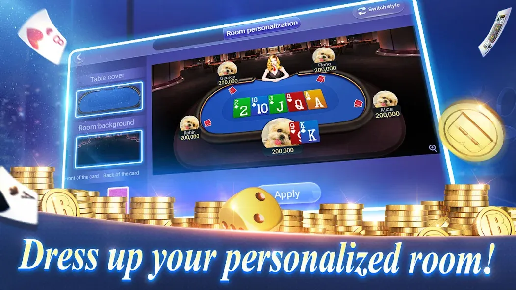 Texas Poker English (Boyaa) (Техасский покер Английский)  [МОД Unlocked] Screenshot 2