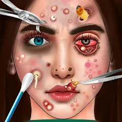 Взломанная ASMR Doctor Makeup Salon games (АСМР)  [МОД Меню] - полная версия apk на Андроид