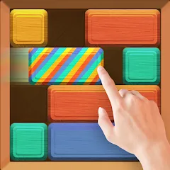 Взломанная Falling Blocks: Sliding Puzzle (Фоллинг блоксы)  [МОД Бесконечные деньги] - последняя версия apk на Андроид