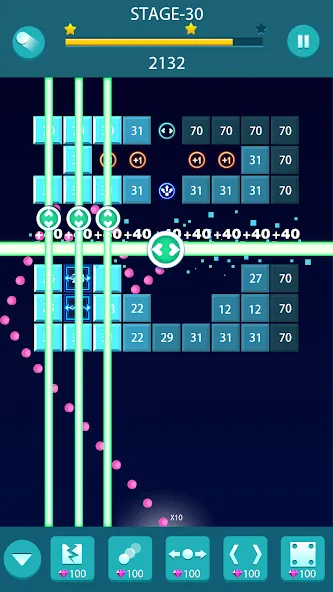 Bricks and Balls - Brick Game  [МОД Все открыто] Screenshot 3