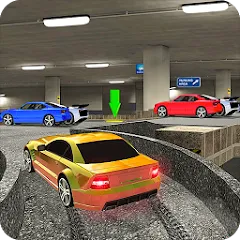 Скачать взломанную Street Car Parking: Car Games  [МОД Unlocked] - полная версия apk на Андроид