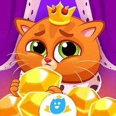 Скачать взломанную Bubbu Jewels - Merge Puzzle (Буббу Джуэлс)  [МОД Много денег] - последняя версия apk на Андроид