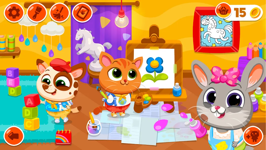 Bubbu School - My Virtual Pets (Буббу Скул)  [МОД Бесконечные монеты] Screenshot 4