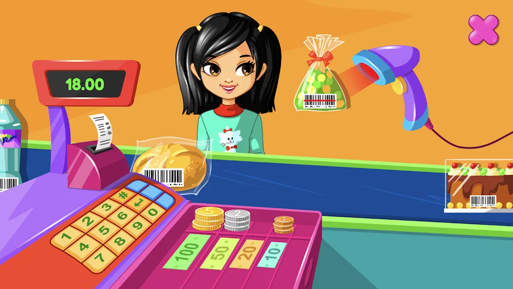 Supermarket Game  [МОД Unlimited Money] Screenshot 1