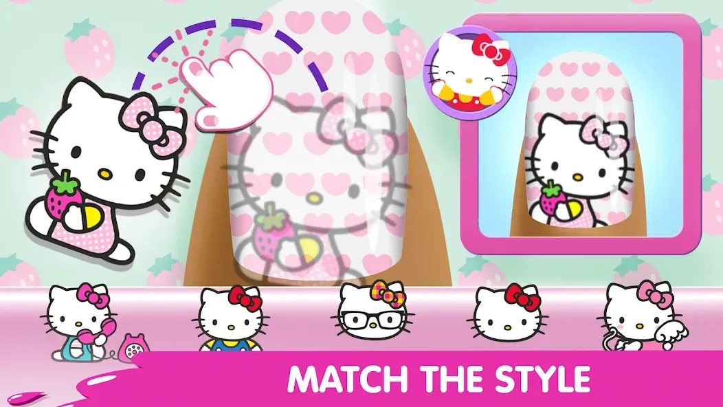 Hello Kitty Nail Salon  [МОД Mega Pack] Screenshot 3