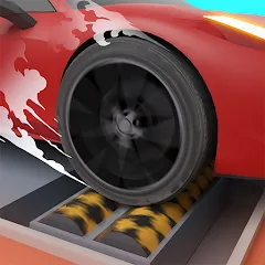 Взломанная Dyno Racing (Дино Рейсинг)  [МОД Все открыто] - полная версия apk на Андроид