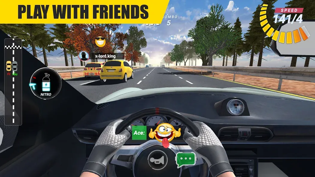 Racing Online:Car Driving Game  [МОД Много монет] Screenshot 2