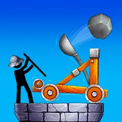 Взломанная The Catapult 2 : bone masters  [МОД Mega Pack] - последняя версия apk на Андроид