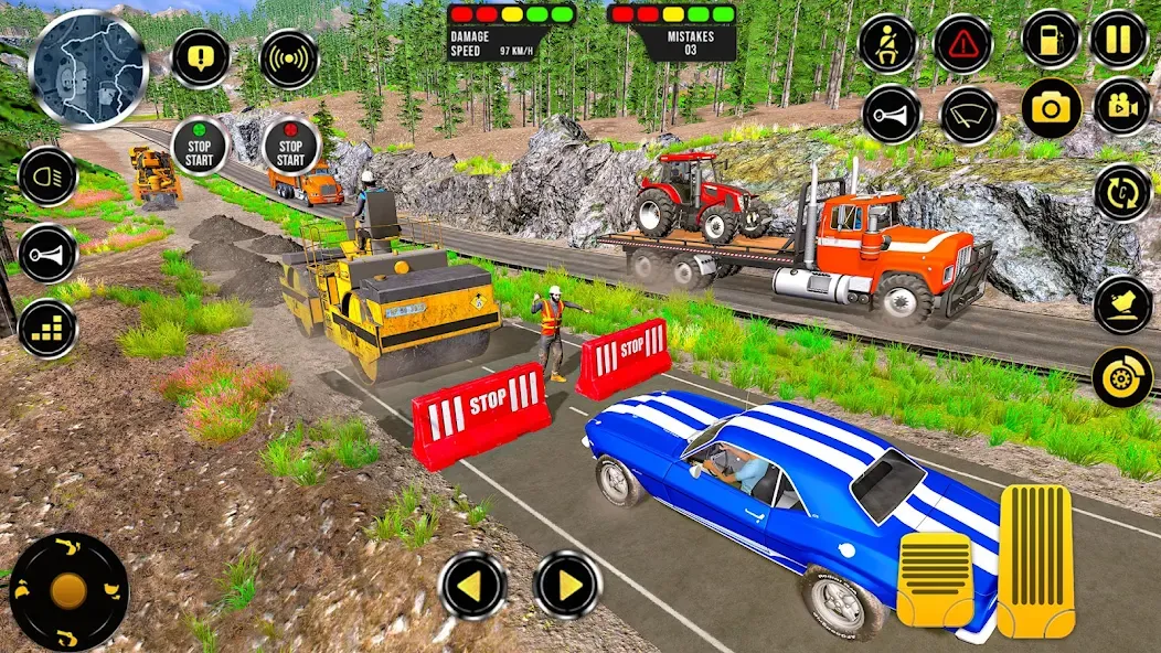 Construction Machine Real JCB  [МОД Меню] Screenshot 4