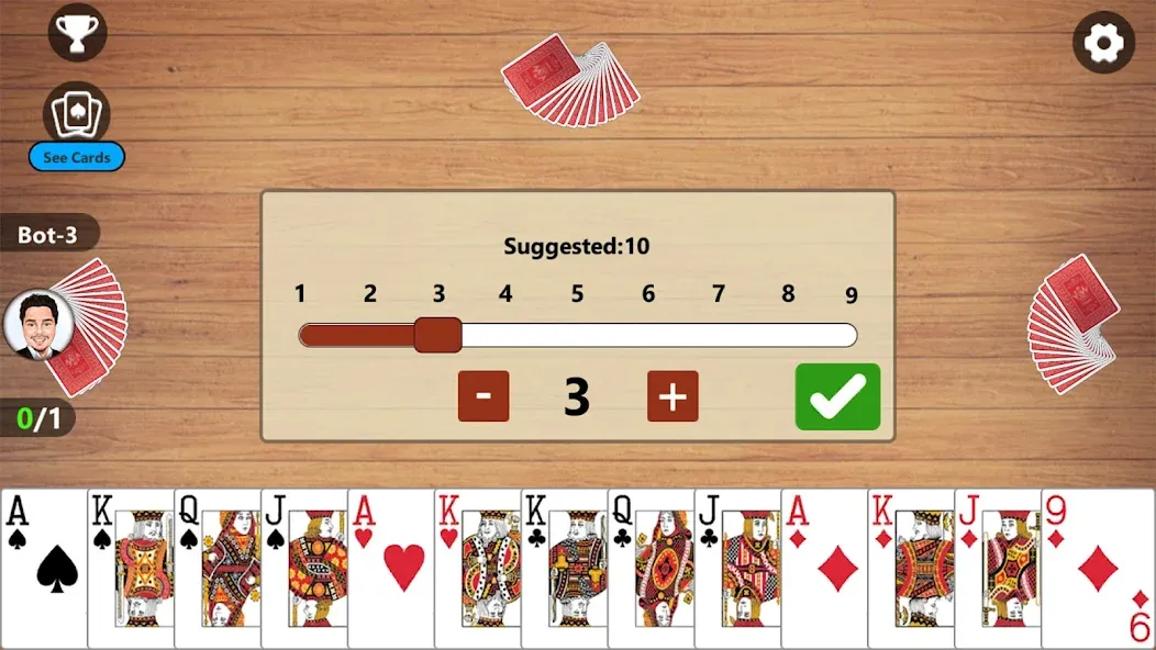 Callbreak Master 3 - Card Game  [МОД Бесконечные деньги] Screenshot 5