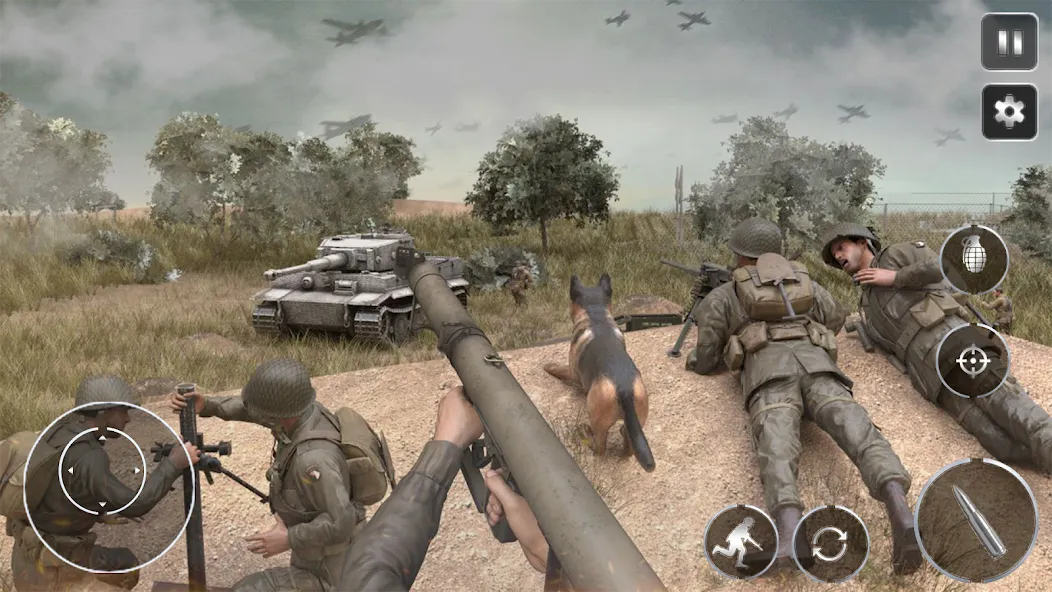 Call Of Courage : WW2 Shooting  [МОД Unlimited Money] Screenshot 3