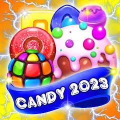 Взломанная Candy 2024-Candy Match 3 Game (Кэнди 2023)  [МОД Бесконечные монеты] - полная версия apk на Андроид