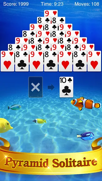 Pyramid Solitaire  [МОД Много денег] Screenshot 1