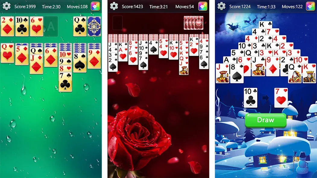 Solitaire Collection Fun (Солитер Коллекция Фан)  [МОД Все открыто] Screenshot 1