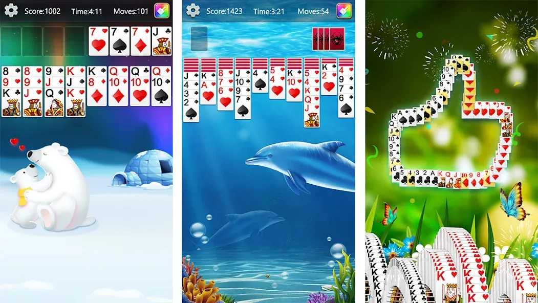 Solitaire Collection Fun (Солитер Коллекция Фан)  [МОД Все открыто] Screenshot 2