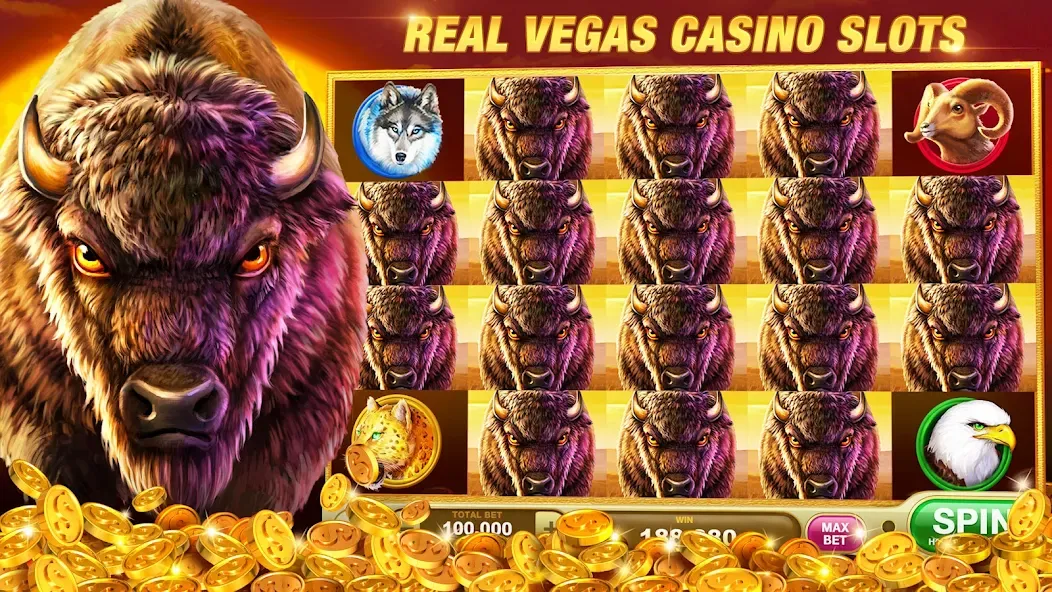 Slots Rush: Vegas Casino Slots (Слотс Раш)  [МОД Menu] Screenshot 3