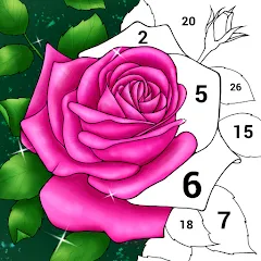 Скачать взломанную Casual Color - Color by Number  [МОД Бесконечные деньги] - стабильная версия apk на Андроид