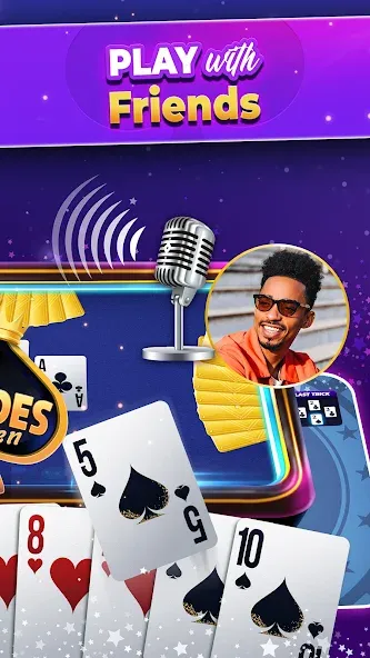 VIP Spades - Online Card Game (ВИП Спейдс)  [МОД Бесконечные деньги] Screenshot 3