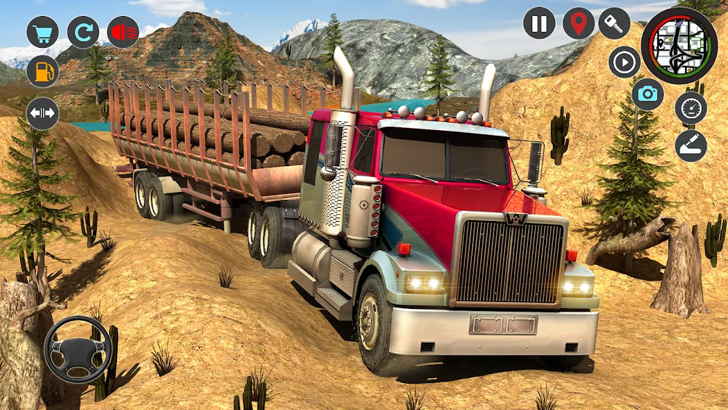 Transport Simulator Truck Game  [МОД Mega Pack] Screenshot 1