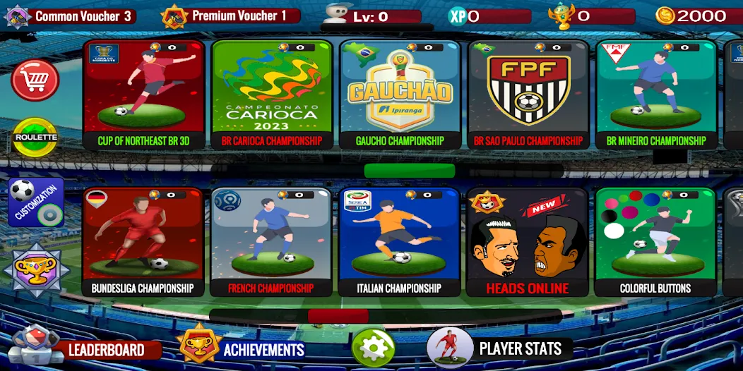 Button Football  [МОД Бесконечные монеты] Screenshot 3