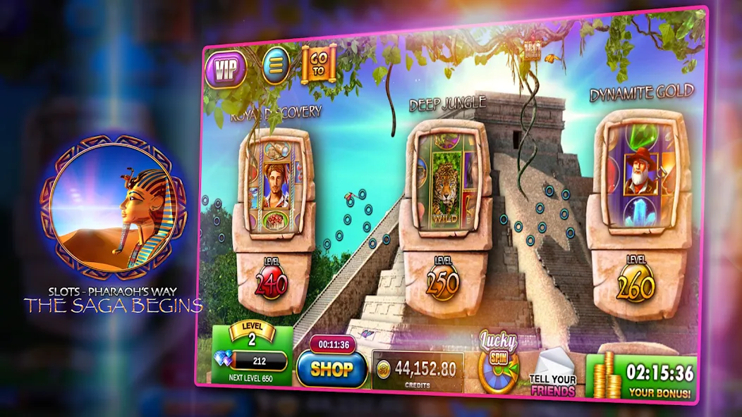 Slots - Pharaoh's Way Casino (Слоты)  [МОД Menu] Screenshot 1